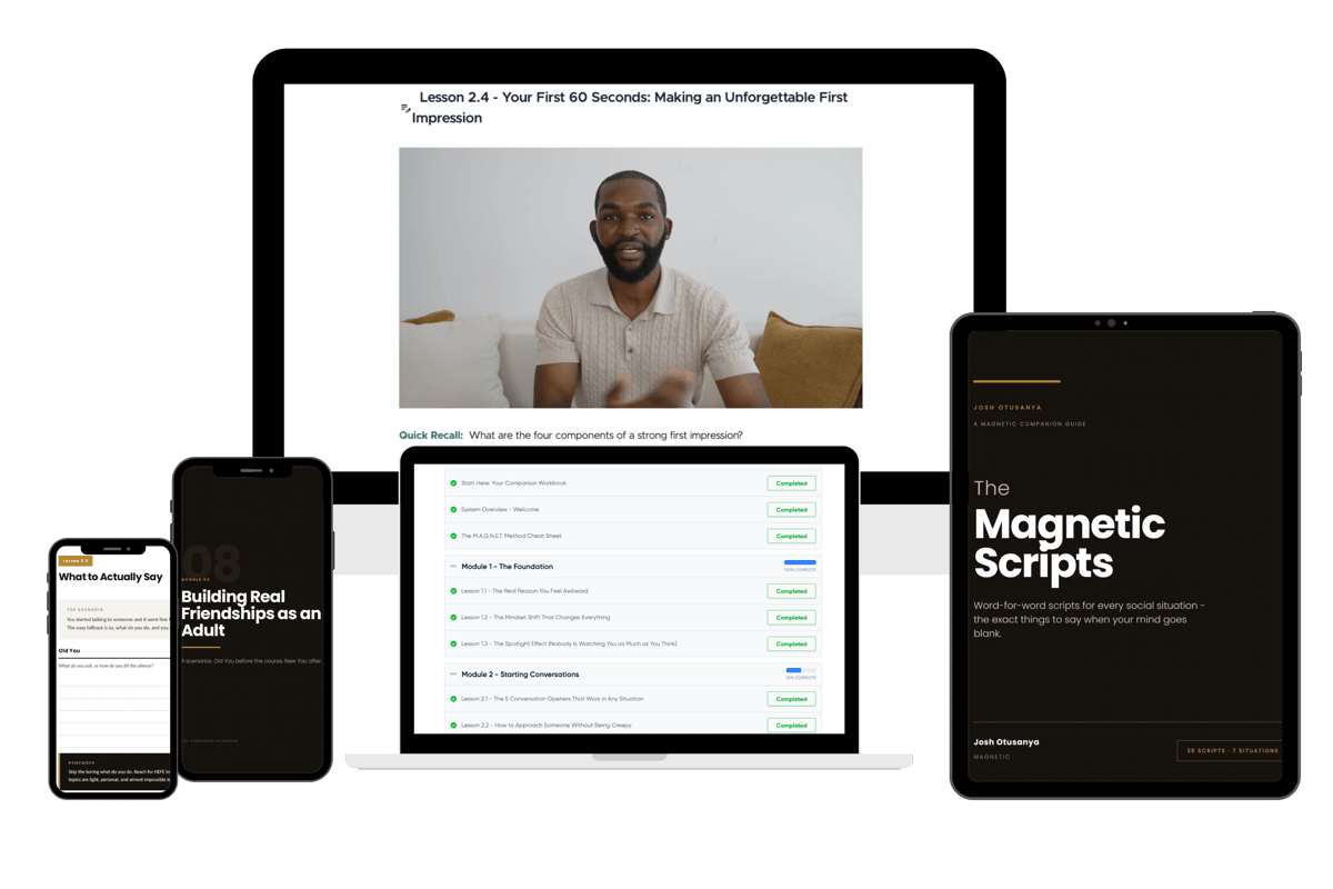 course mockup